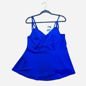 Torrid Royal Blue Cami Tank Top – Women's Size 00 – Adjustable Straps
